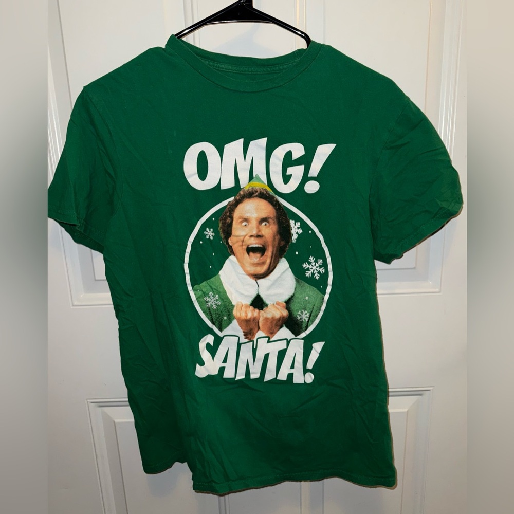 Kohl's Green OMG Santa Short Sleeve Tee